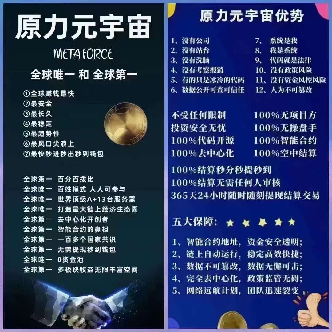 没钱又没有资源的?来原力元宇宙快速赚钱，打造属于自己的一份事业!